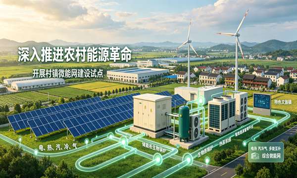 政策动态 | 深入推进农村能源革命 开展村镇微能网建设试点