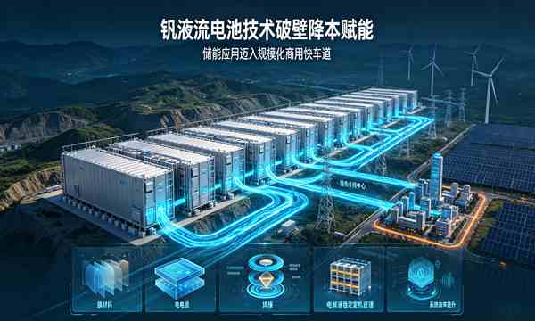 钒液流电池技术破壁降本赋能 储能应用迈入规模化商用快车道
