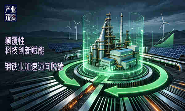 颠覆性创新科技赋能 钢铁业加速迈向脱碳