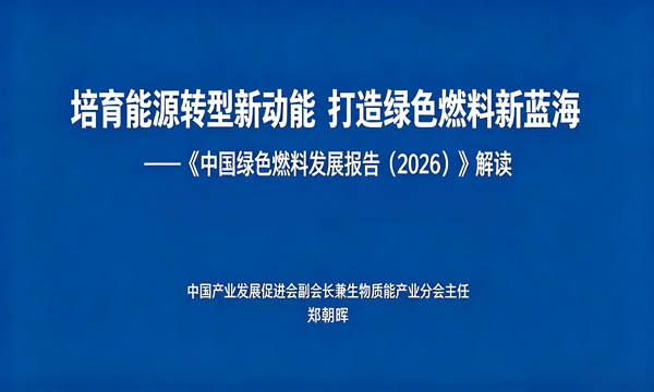 培育能源转型新动能 打造绿色燃料新蓝海